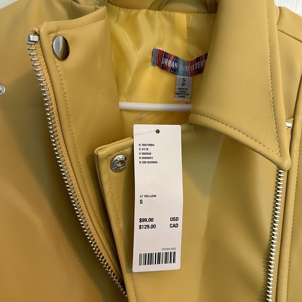 Urban Outfitters Celeste Faux Leather Moto Jacket - Picture 2 of 3